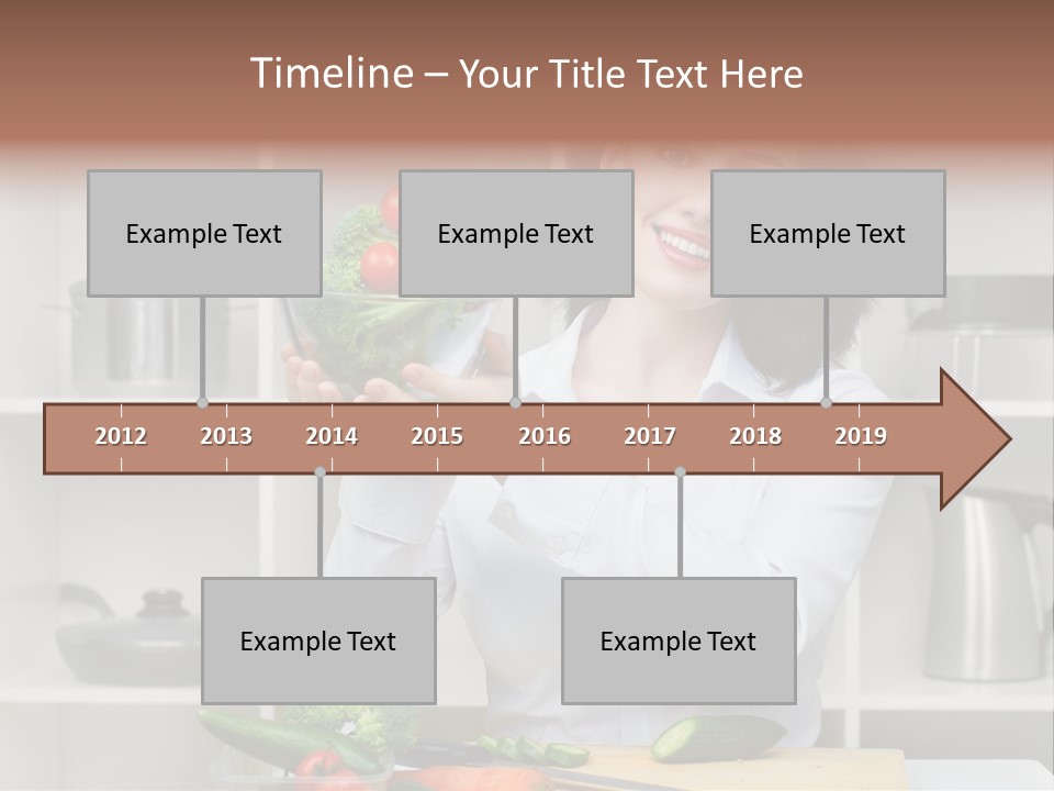 Cucumber Assistance Kitchen PowerPoint Template