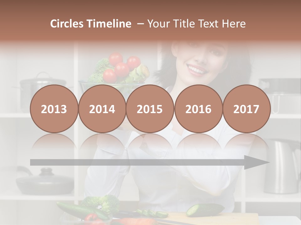 Cucumber Assistance Kitchen PowerPoint Template