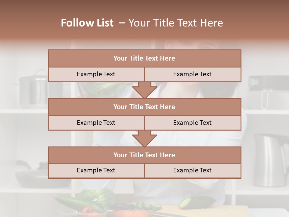 Cucumber Assistance Kitchen PowerPoint Template