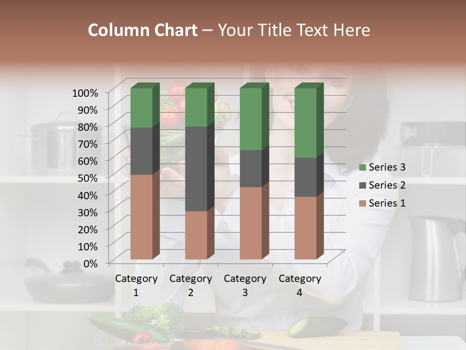 Cucumber Assistance Kitchen PowerPoint Template