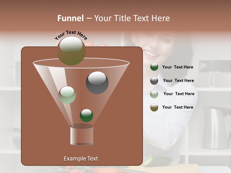 Cucumber Assistance Kitchen PowerPoint Template