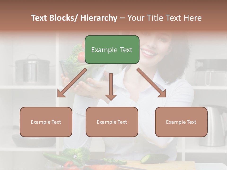 Cucumber Assistance Kitchen PowerPoint Template