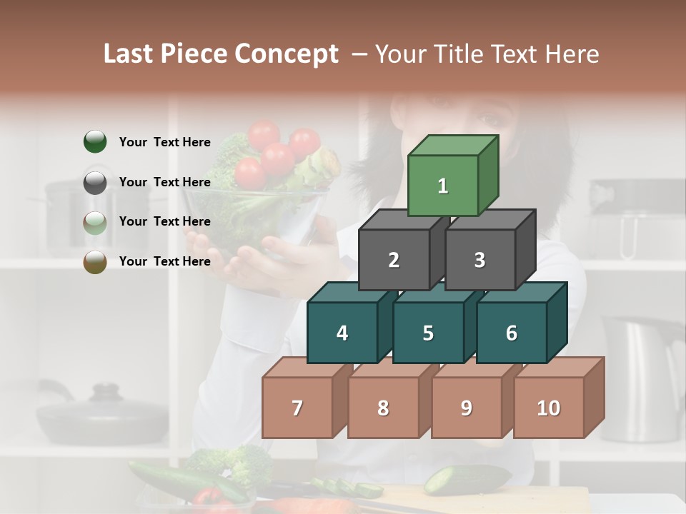 Cucumber Assistance Kitchen PowerPoint Template