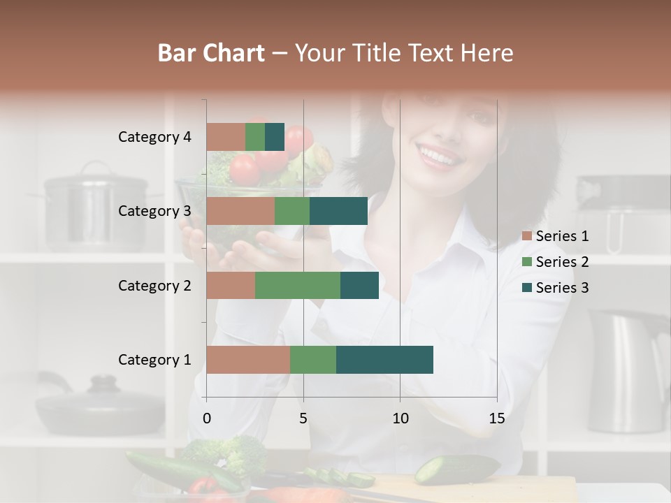 Cucumber Assistance Kitchen PowerPoint Template