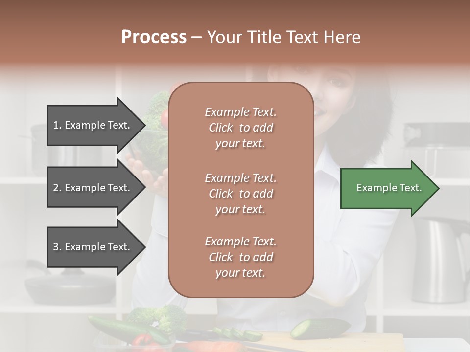 Cucumber Assistance Kitchen PowerPoint Template