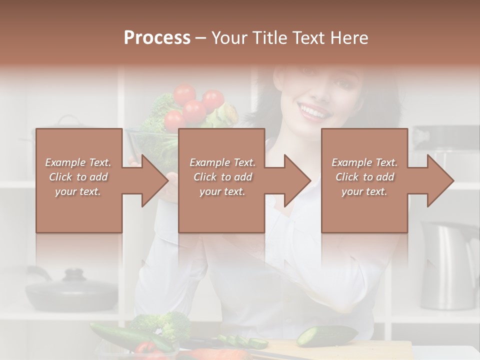 Cucumber Assistance Kitchen PowerPoint Template