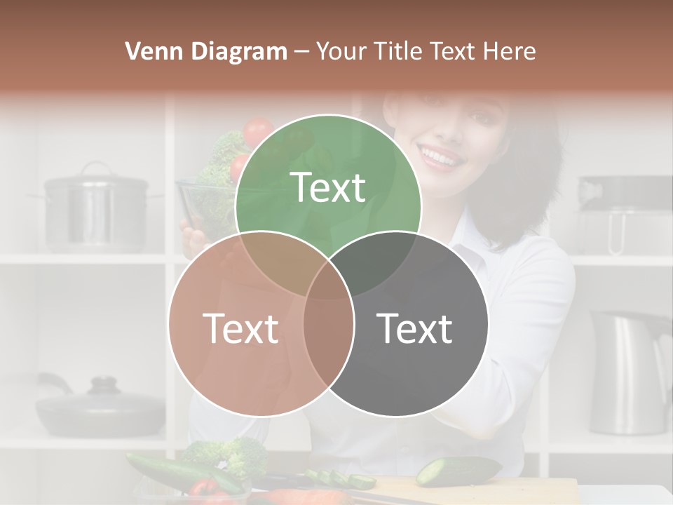 Cucumber Assistance Kitchen PowerPoint Template