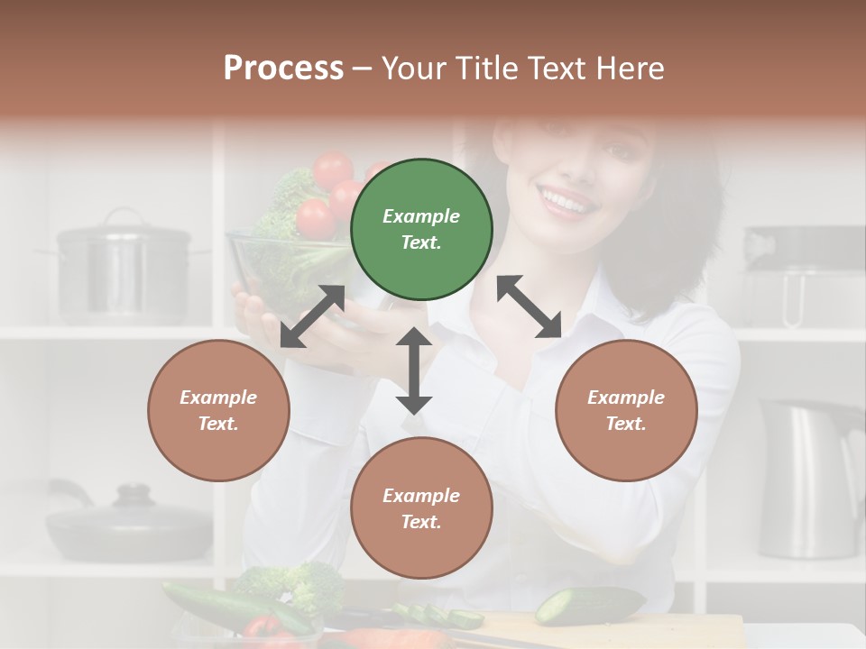 Cucumber Assistance Kitchen PowerPoint Template