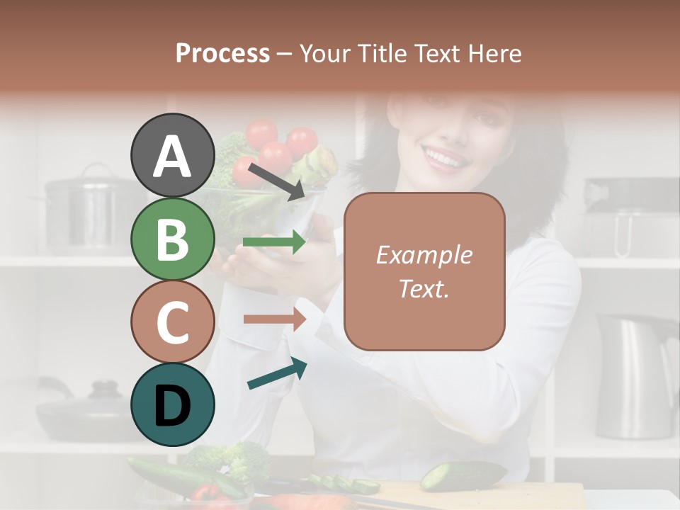 Cucumber Assistance Kitchen PowerPoint Template
