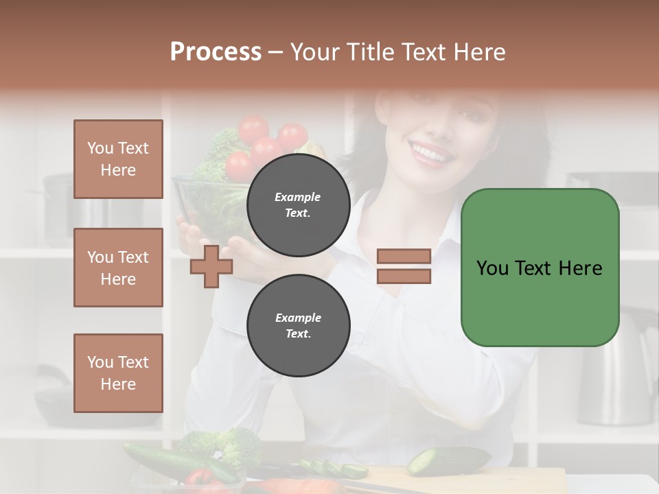 Cucumber Assistance Kitchen PowerPoint Template
