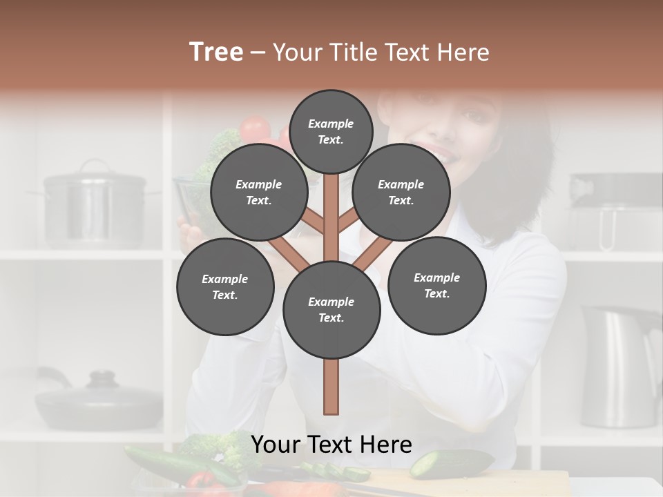 Cucumber Assistance Kitchen PowerPoint Template