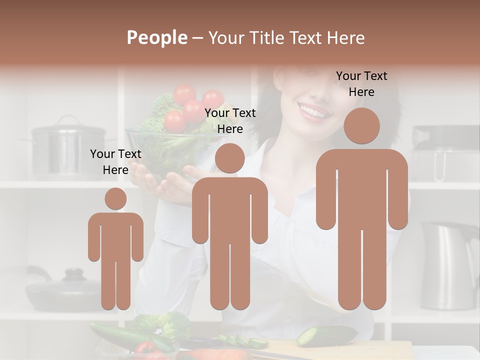 Cucumber Assistance Kitchen PowerPoint Template