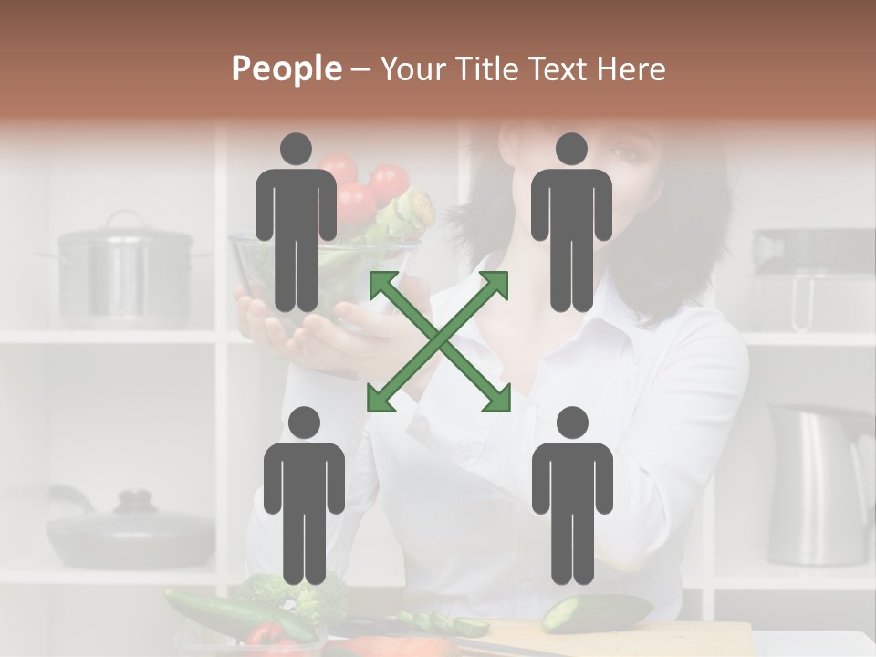Cucumber Assistance Kitchen PowerPoint Template