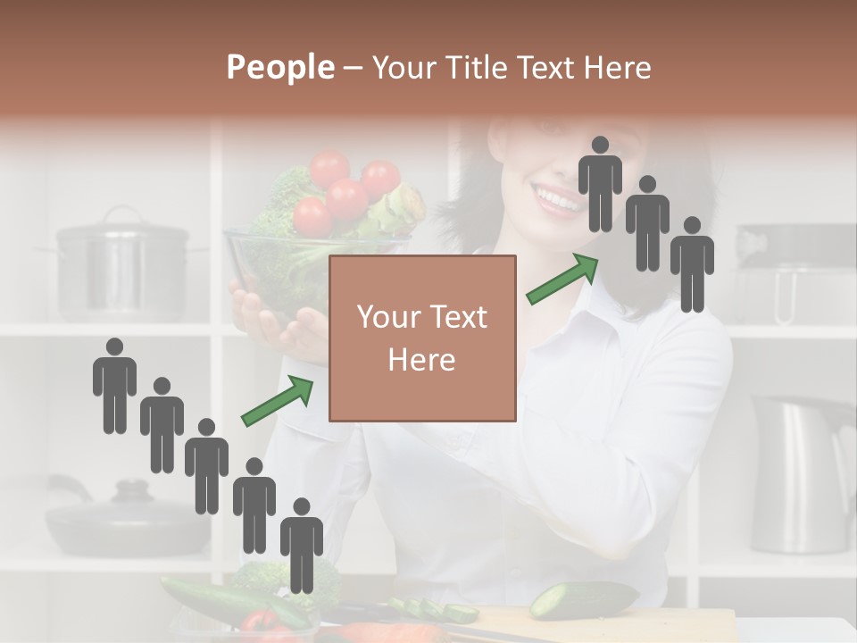 Cucumber Assistance Kitchen PowerPoint Template