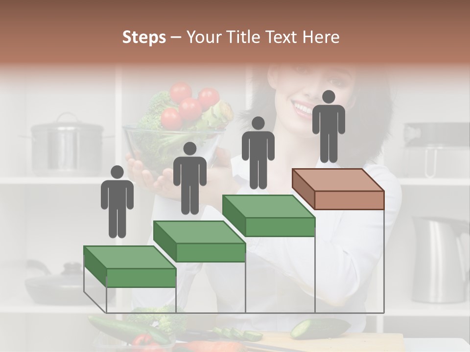Cucumber Assistance Kitchen PowerPoint Template