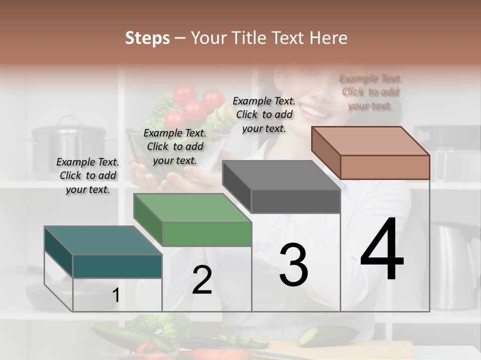 Cucumber Assistance Kitchen PowerPoint Template