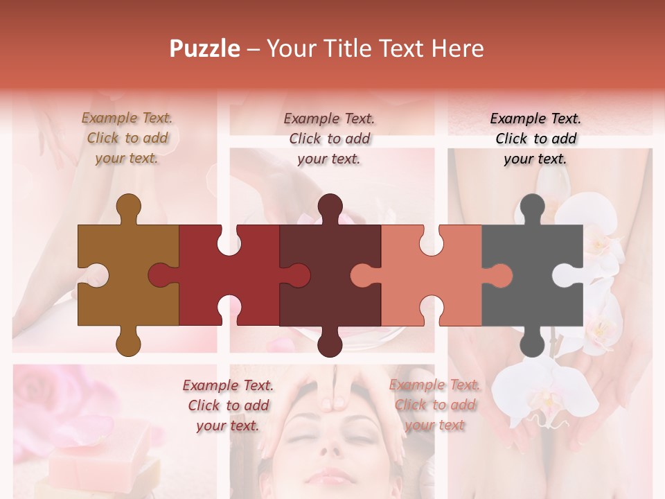 Epilation Essential Woman PowerPoint Template