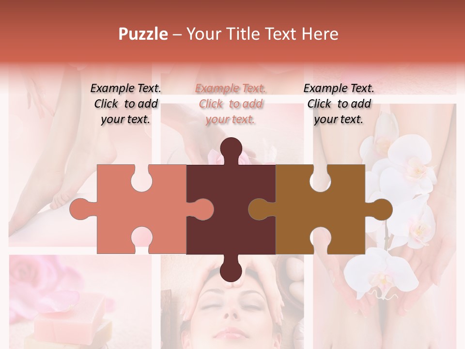 Epilation Essential Woman PowerPoint Template