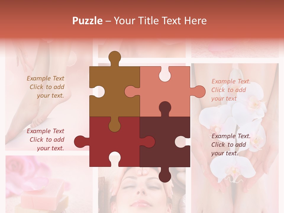 Epilation Essential Woman PowerPoint Template