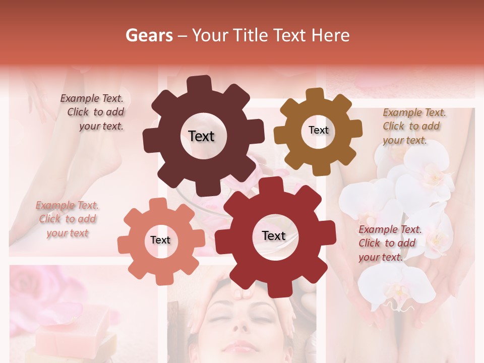 Epilation Essential Woman PowerPoint Template