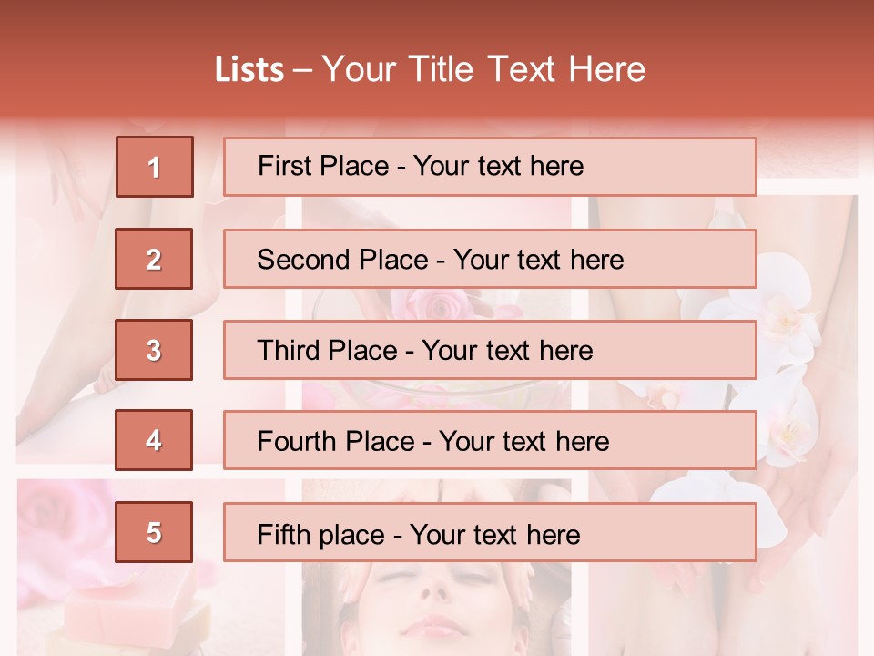 Epilation Essential Woman PowerPoint Template