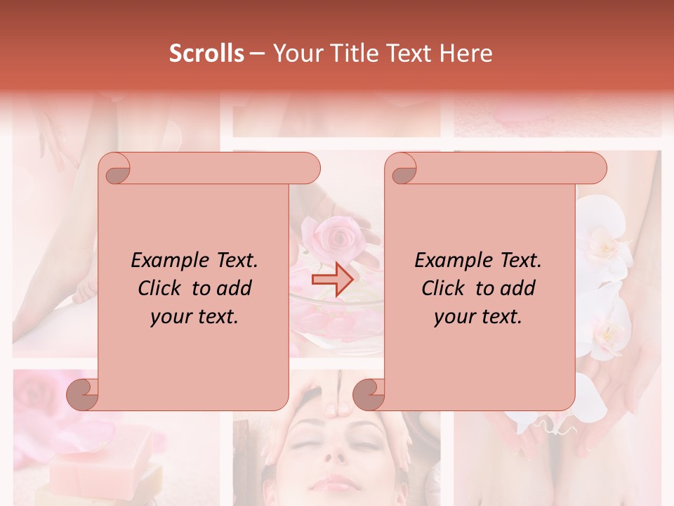 Epilation Essential Woman PowerPoint Template