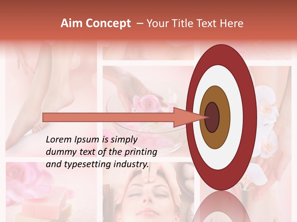 Epilation Essential Woman PowerPoint Template