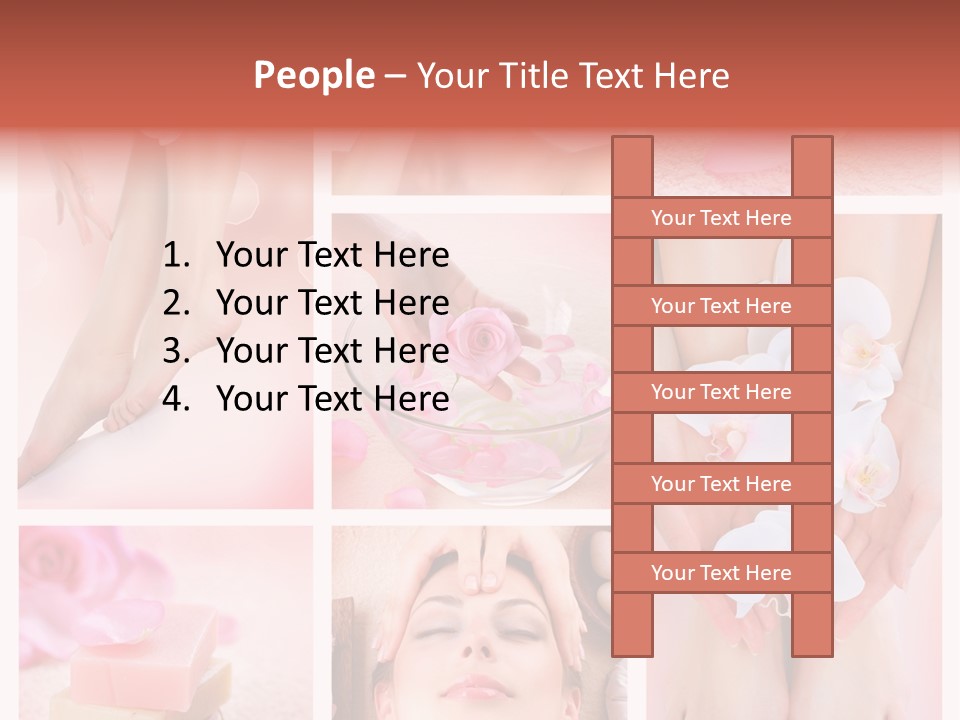 Epilation Essential Woman PowerPoint Template