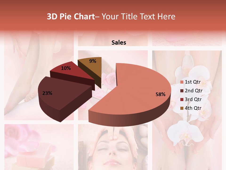 Epilation Essential Woman PowerPoint Template