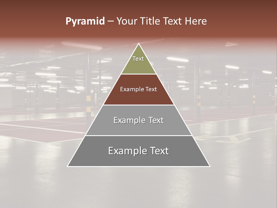 Column Garage Neon PowerPoint Template