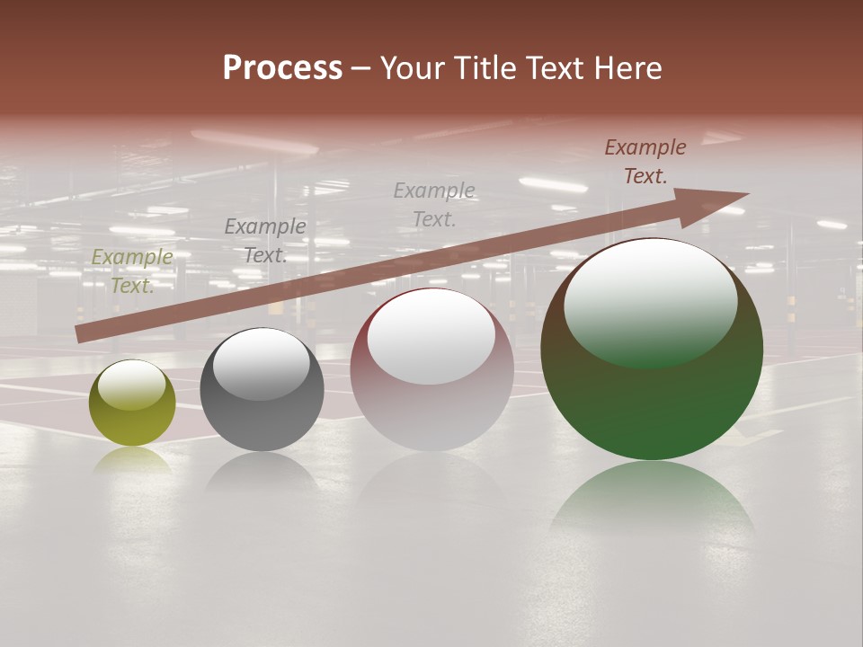 Column Garage Neon PowerPoint Template
