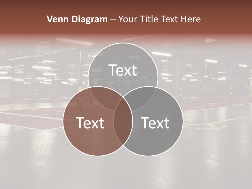 Column Garage Neon PowerPoint Template