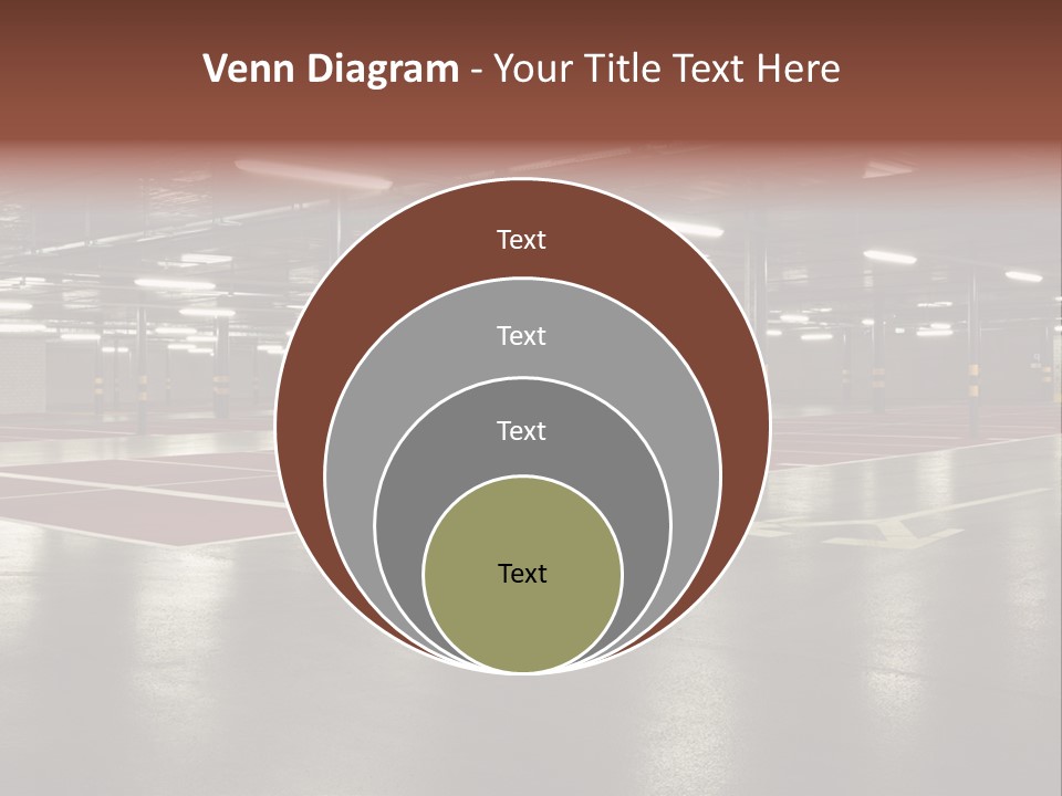 Column Garage Neon PowerPoint Template