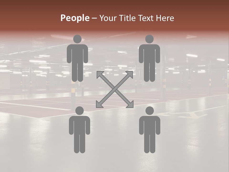 Column Garage Neon PowerPoint Template