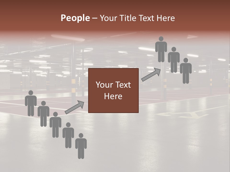 Column Garage Neon PowerPoint Template