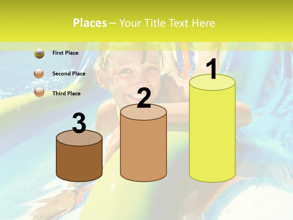 Swim Wear Aquapark Vacations PowerPoint Template