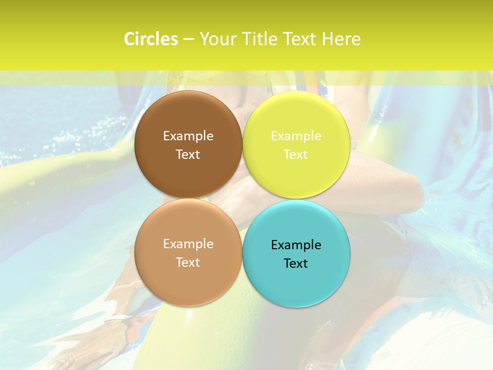 Swim Wear Aquapark Vacations PowerPoint Template