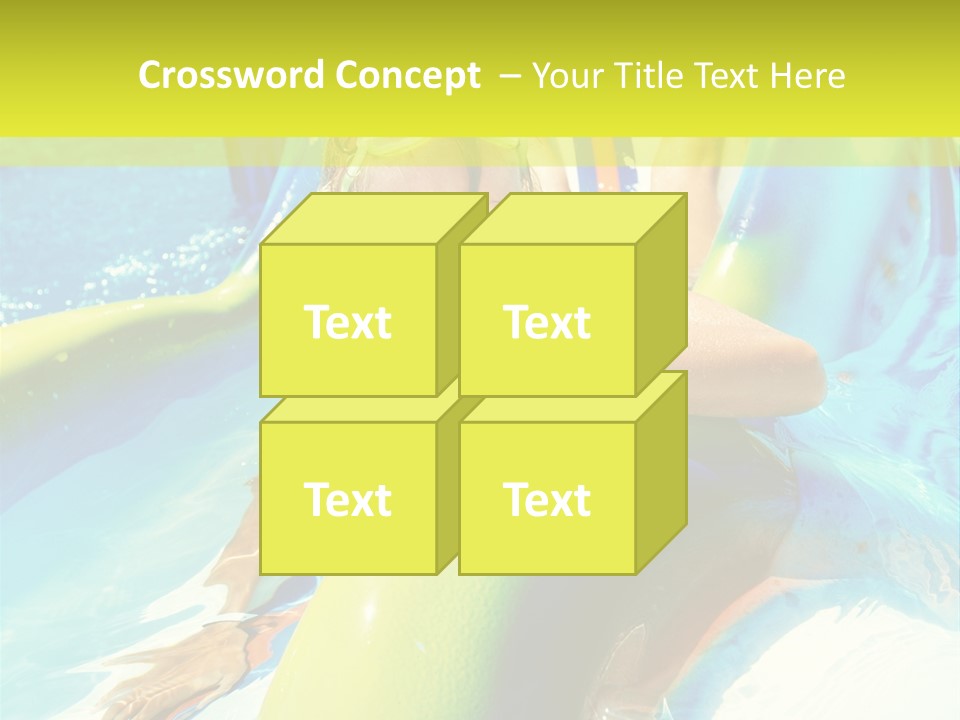 Swim Wear Aquapark Vacations PowerPoint Template