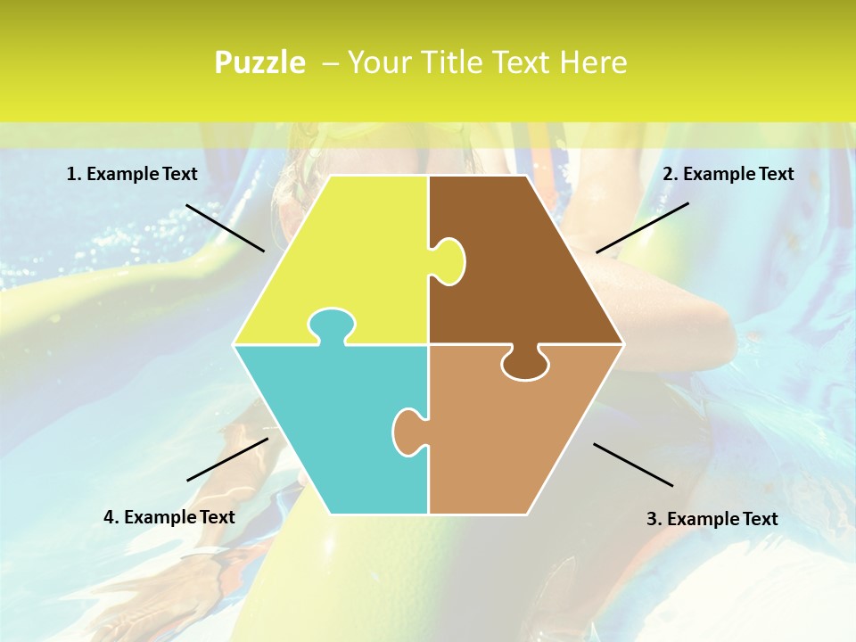 Swim Wear Aquapark Vacations PowerPoint Template