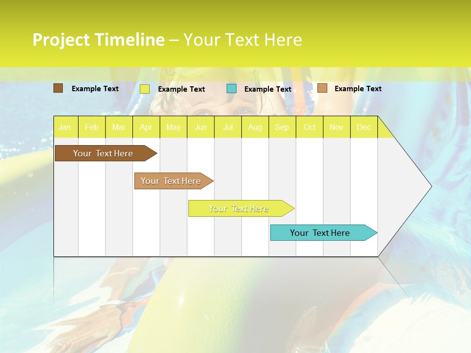 Swim Wear Aquapark Vacations PowerPoint Template