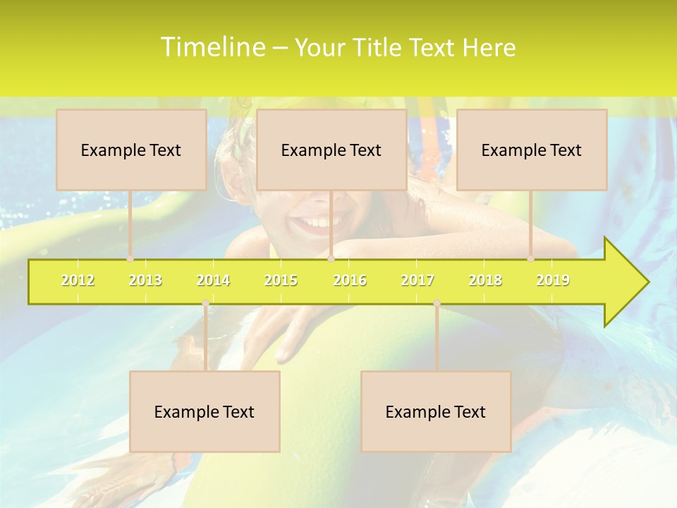 Swim Wear Aquapark Vacations PowerPoint Template