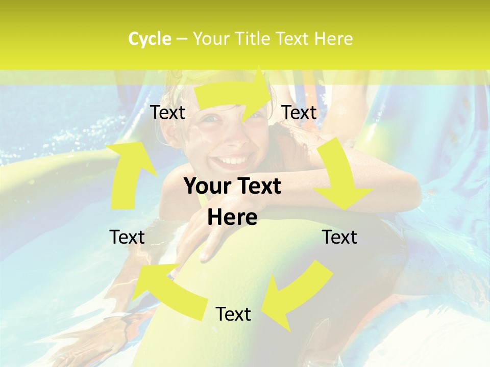 Swim Wear Aquapark Vacations PowerPoint Template