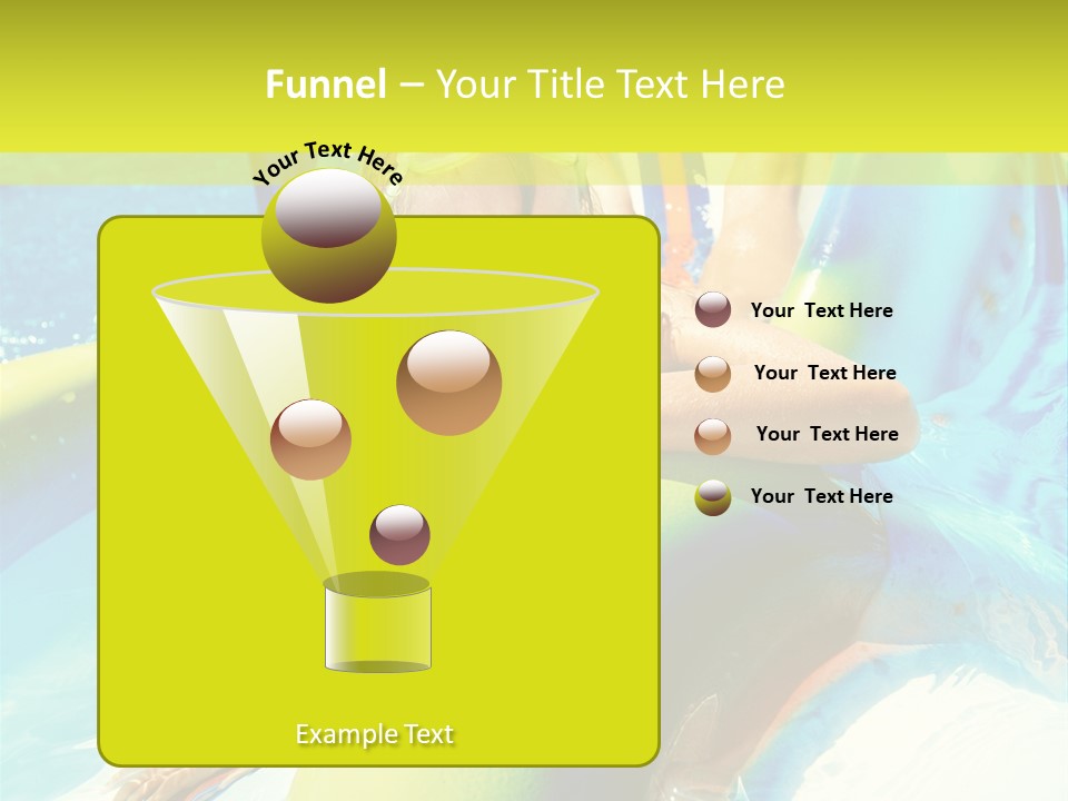 Swim Wear Aquapark Vacations PowerPoint Template