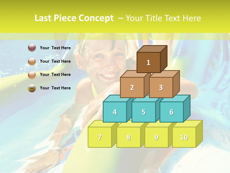 Swim Wear Aquapark Vacations PowerPoint Template