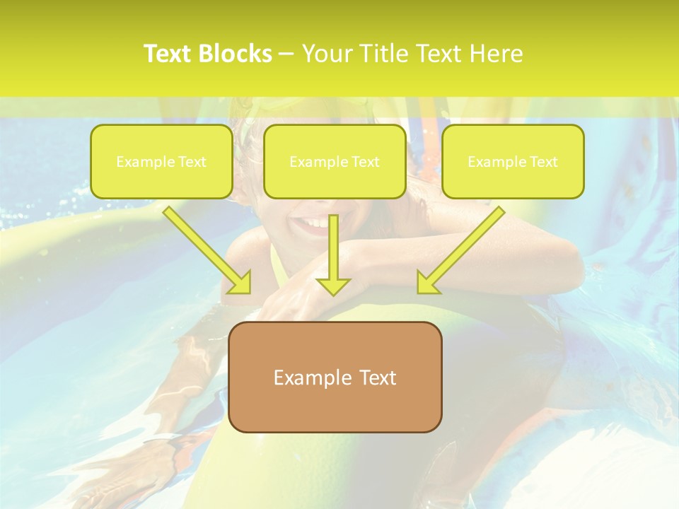 Swim Wear Aquapark Vacations PowerPoint Template