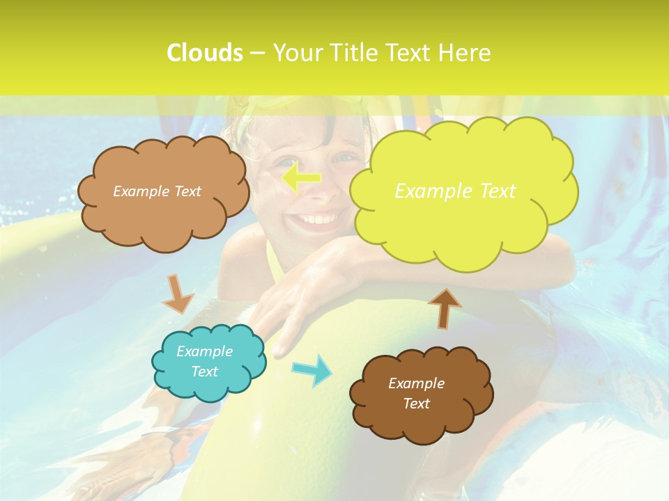 Swim Wear Aquapark Vacations PowerPoint Template