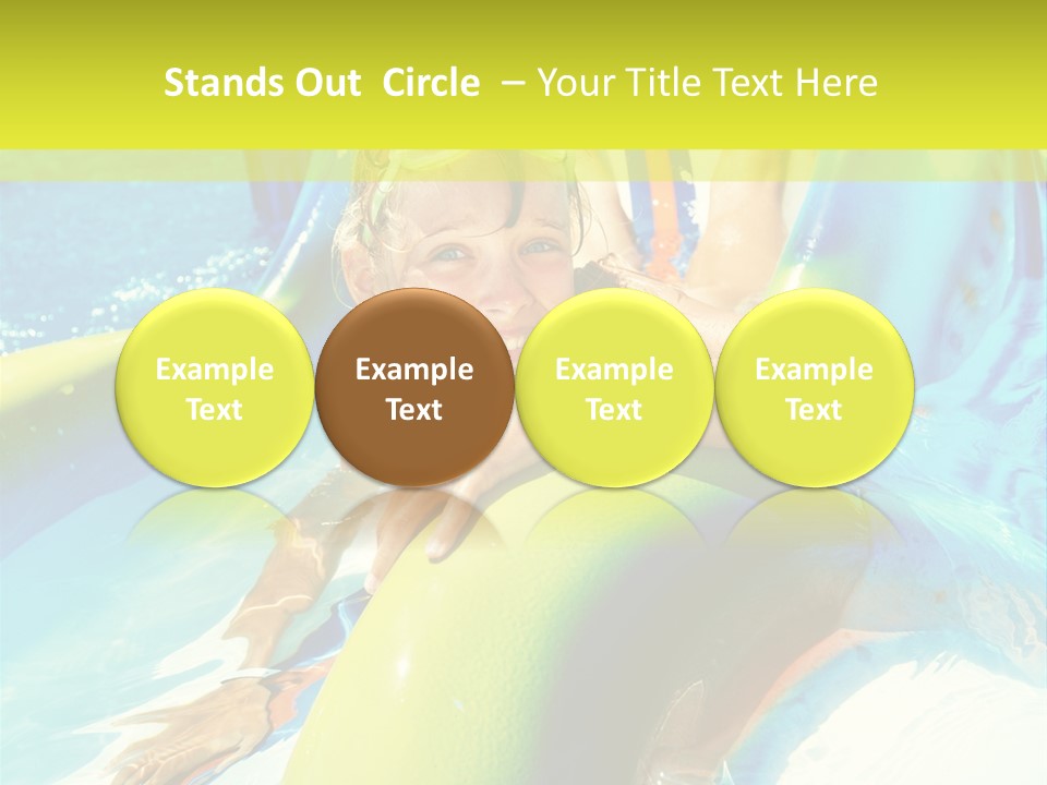 Swim Wear Aquapark Vacations PowerPoint Template