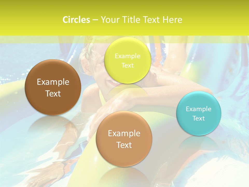 Swim Wear Aquapark Vacations PowerPoint Template