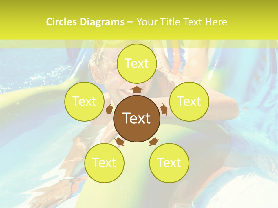 Swim Wear Aquapark Vacations PowerPoint Template