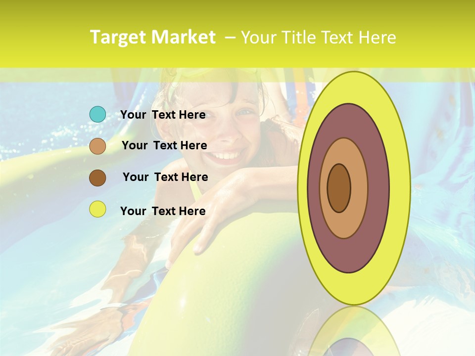 Swim Wear Aquapark Vacations PowerPoint Template